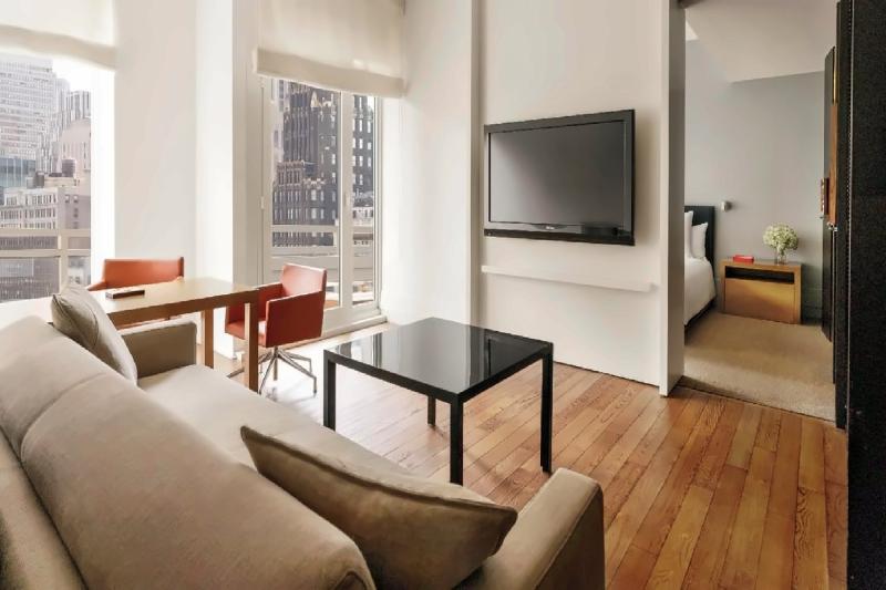 Balcony Suite at Andaz 5th Avenue New York with private outdoor space