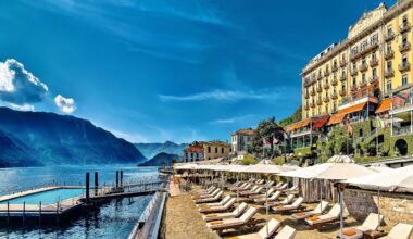 Grand Hotel Tremezzo on Lake Como with lakefront pool and mountain views