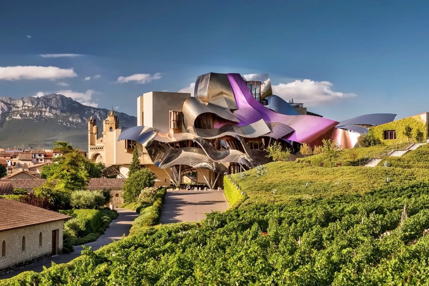 Hotel Marques de Riscal Frank Gehry architecture luxury hotel in Spain