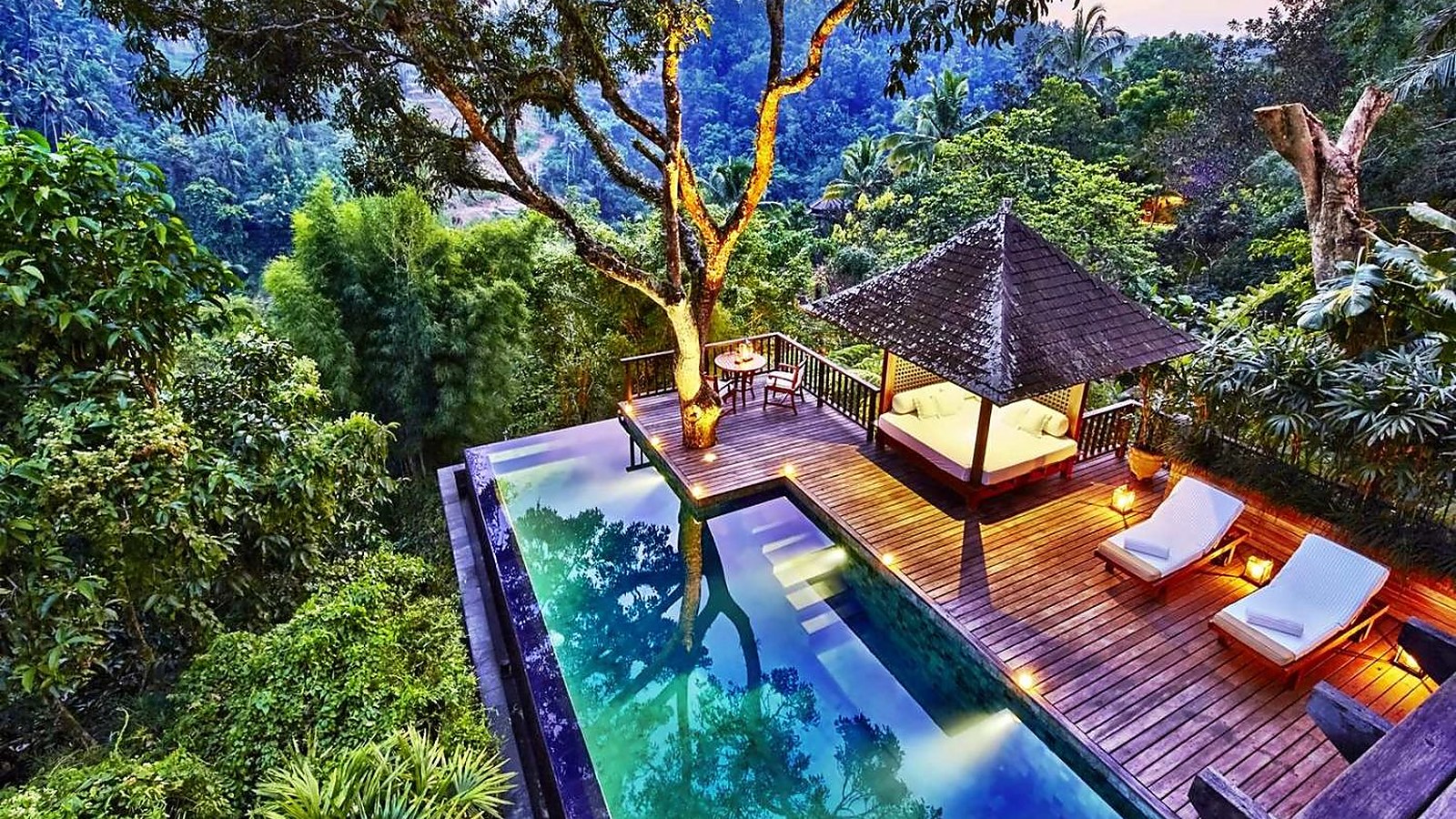COMO Shambhala Estate jungle pool representing Ubud wellness luxury in Bali