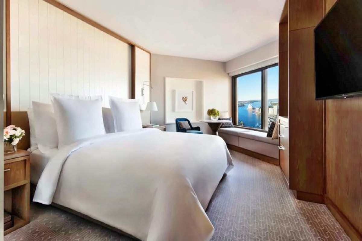 Four Seasons Hotel Sydney room with harbour view