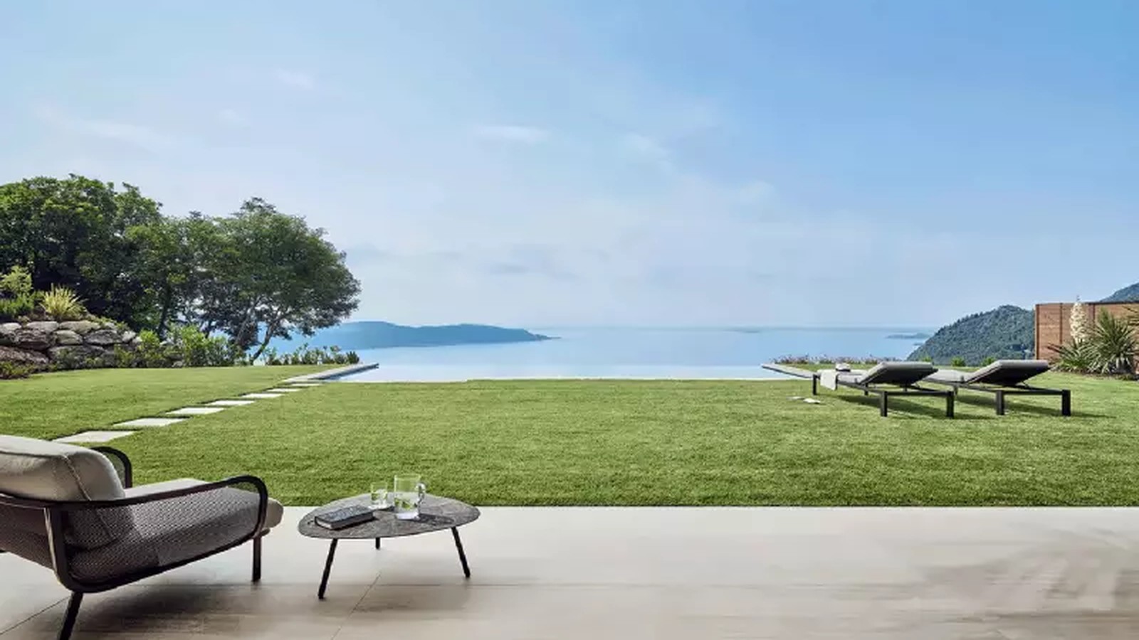 Lefay Resort and SPA Lago di Garda Sky Pool Villa terrace with lake view