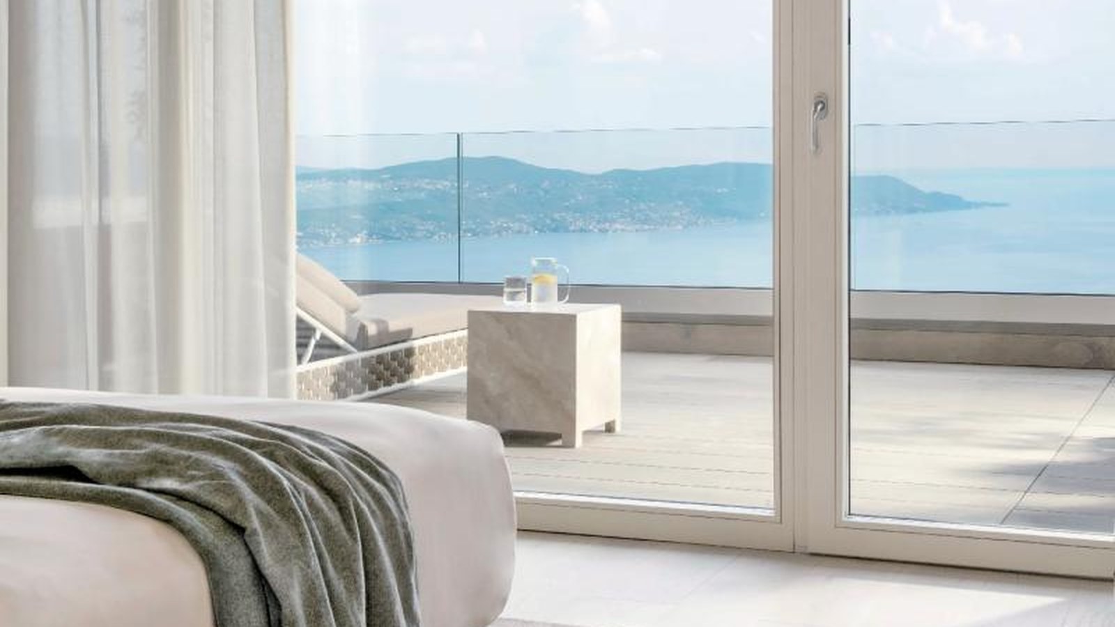Lefay Resort and SPA Lago di Garda sky suite with lake terrace and calm wellness setting