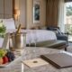 Luxury hotel suite with advisor-booked welcome benefits