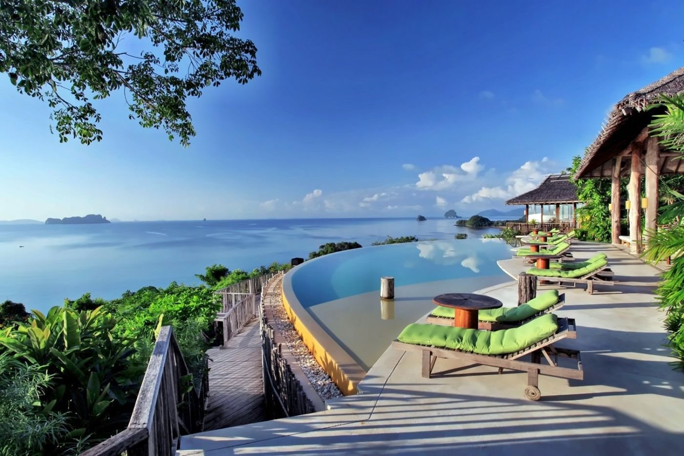 Six Senses Yao Noi infinity pool overlooking Phang Nga Bay