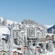 Carlton Hotel St. Moritz exterior in winter