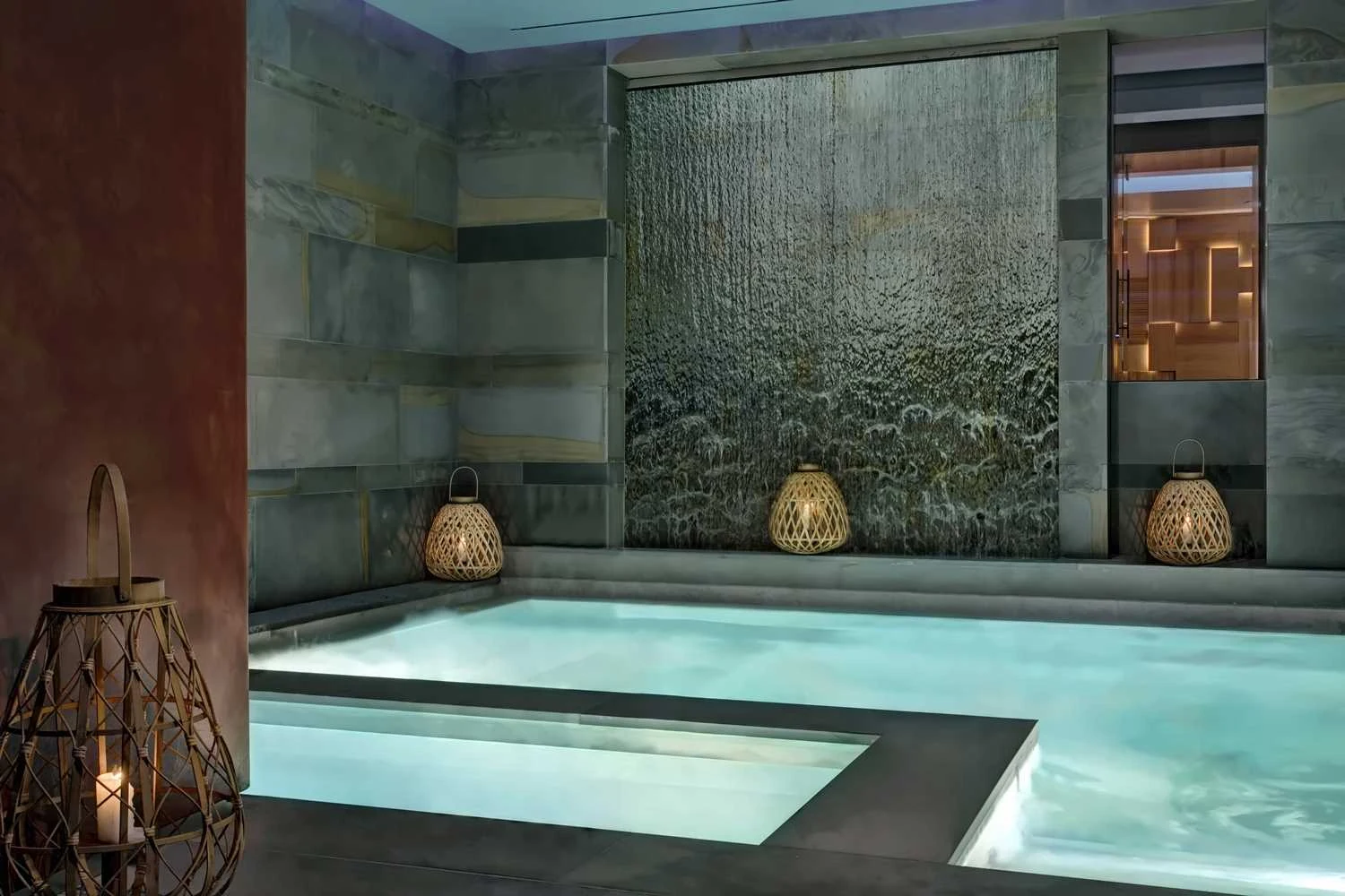 Hydropool in the Irene Forte Spa at Hotel de la Ville