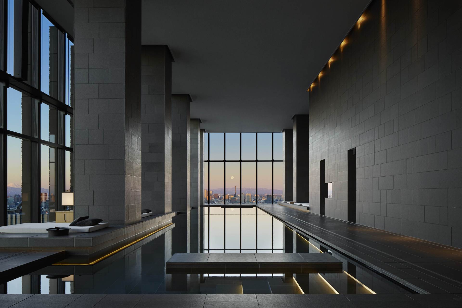 Peaceful luxury resort surrounded by nature